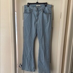 726 Flare Levi's Blue Flare Wide Leg Jeans